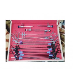 Laparoscopic Trocar Retractor Scissors Grasper Needle Holder Instruments Set