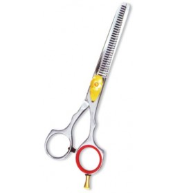 Pofessional Thinning Scissor. One Blade Teeth and One Blade Razor. Mirror Finish.