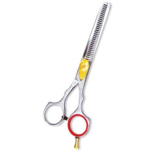 Pofessional Thinning Scissor. One Blade Teeth and One Blade Razor. Mirror Finish.