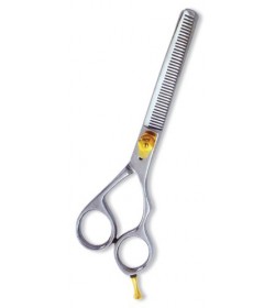 Professional Thinning Scissor. One Blade Teeth and One Blade Razor. Mirror Finish.