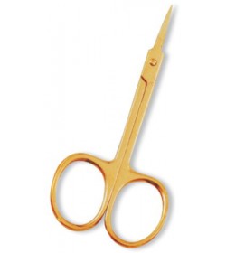 Arrow Point Scissor. Full Gold.