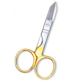 Nail Scissor. Half Gold.