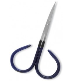 Cuticle Scissor. Plastic Grip.