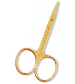 Nail Scissor. Full Gold.